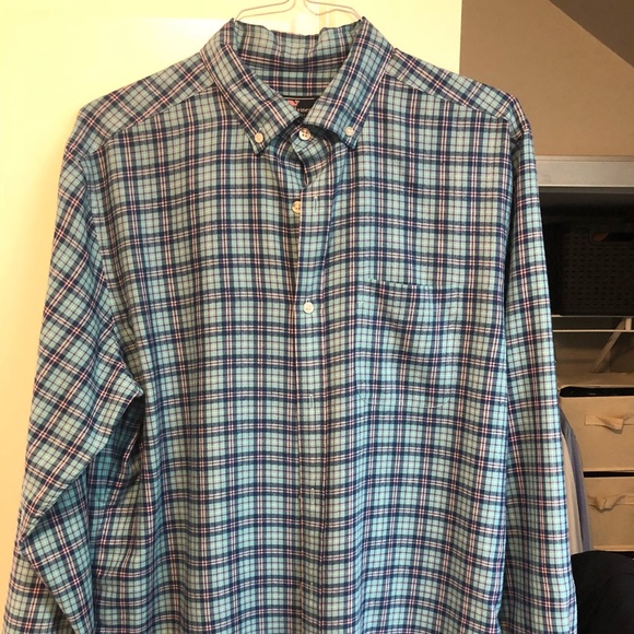 Vineyard Vines Performance Plaid Flannel - Picture 3 of 5